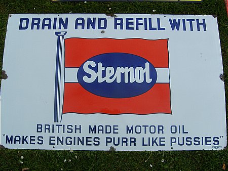 sternal oil sign - click to enlarge