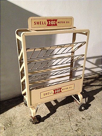 shell x100 oil bottle rack - click to enlarge