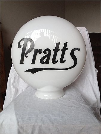 pratts petrol pump globe 1920s - click to enlarge