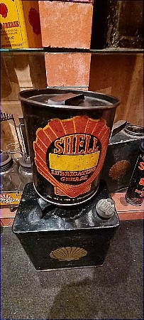 SHELL 7lb GREASE CAN - click to enlarge