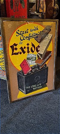 EXIDE BATTERIES POSTER - click to enlarge