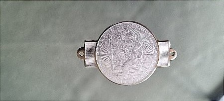 ST. CHRISTOPHER DASHBOARD PLAQUE - click to enlarge