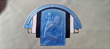 ST. CHRISTOPHER DASHBOARD PLAQUE - click to enlarge