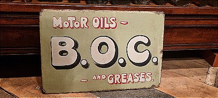 B.O.C. MOTOR OIL  - click to enlarge