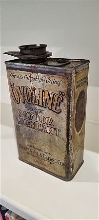 OVOLINE HALF GALLON OIL CAN - click to enlarge