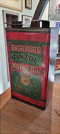 ENGLEBERTS GALLON OIL CAN - click to enlarge